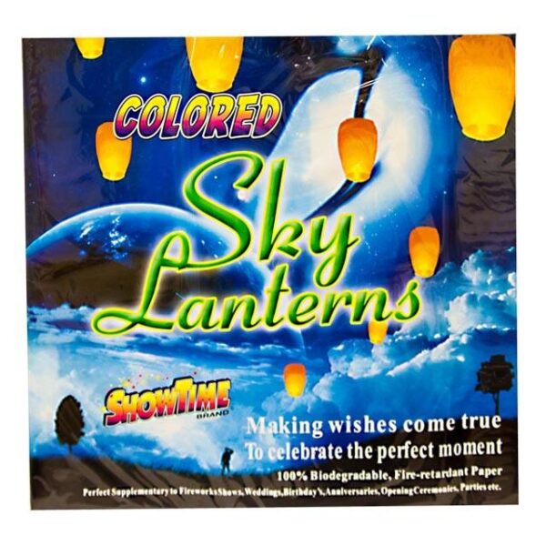 Colored Sky Lantern