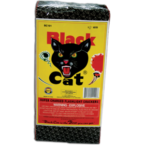 Black Cat Firecrackers Strip of 50