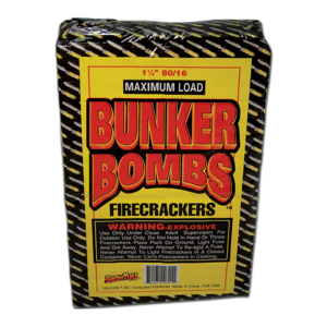 Bunker Bombs Firecrackers Strip of 16