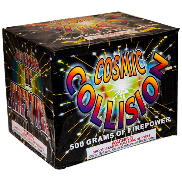 Cosmic Collision 500 Gram Fireworks Cake
