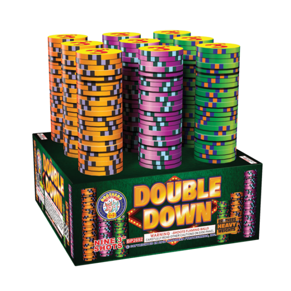 Double Down 3 Inch Fireworks Rack