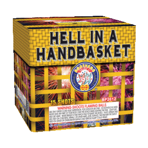 Hell in a Handbasket 500 Gram Fireworks Repeater