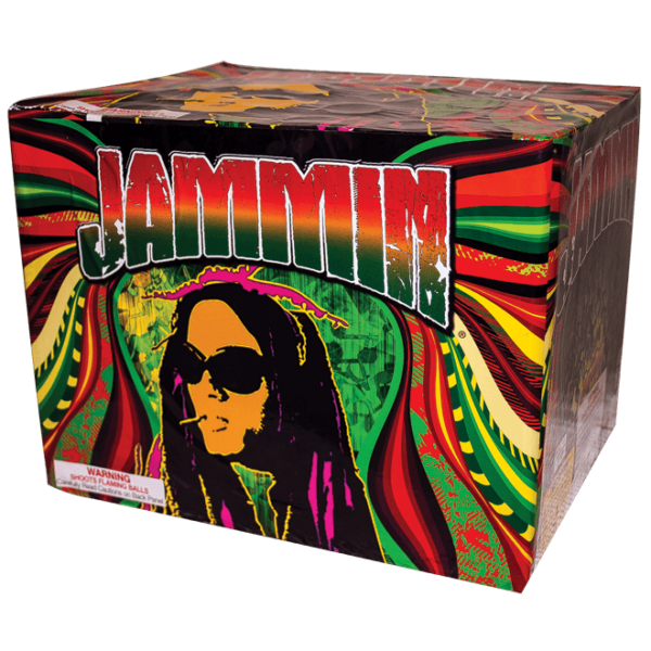 Jammin' 500 Gram Fireworks Cake