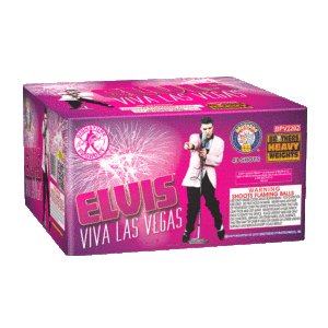 Viva Las Vegas (Elvis Series) 500g Fireworks Cake